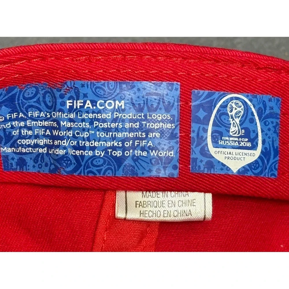 Germany GER FIFA World Cup Russia 2018 Red Baseball‎ Cap Hat Official Licensed